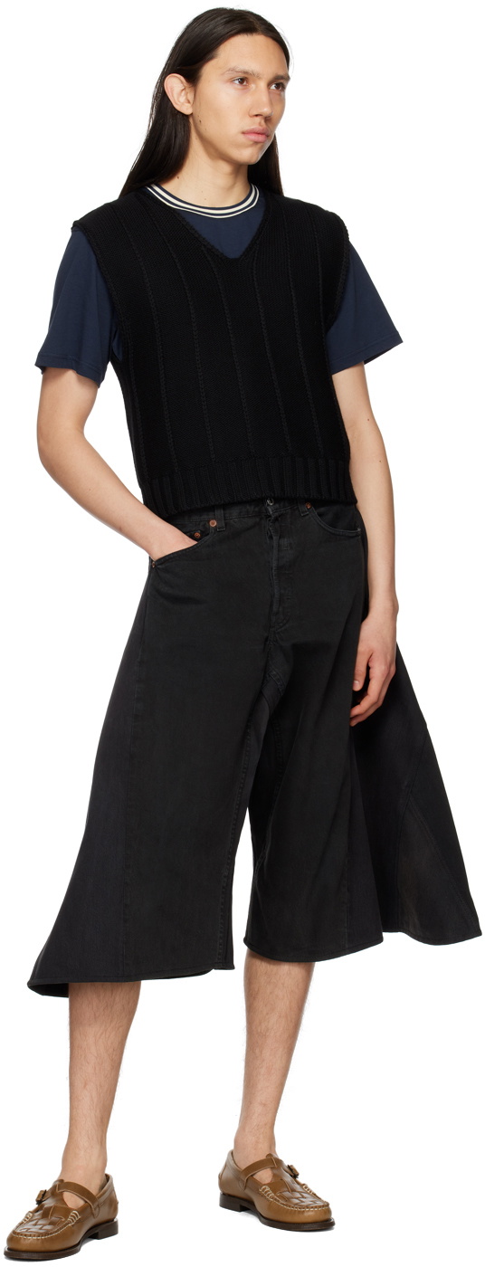 Connor McKnight Black Cord Vest
