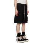 Rick Owens DRKSHDW Black Tower Cargobela Shorts