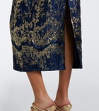 Simkhai Virette jacquard cocktail dress