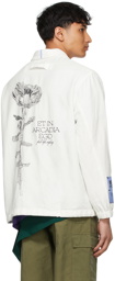 MCQ White 'Game Over' Jacket