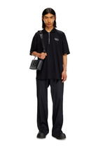 Diesel Polo shirt with half zip - Polos Mens in Black
