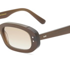 Monokel April Sunglasses in Chocolate/Brown Gradient 