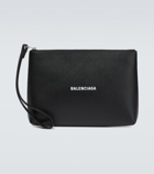 Balenciaga - Cash leather pouch