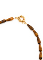Timeless Pearly Ginevra Shell Beaded Necklace - Brown - One Size