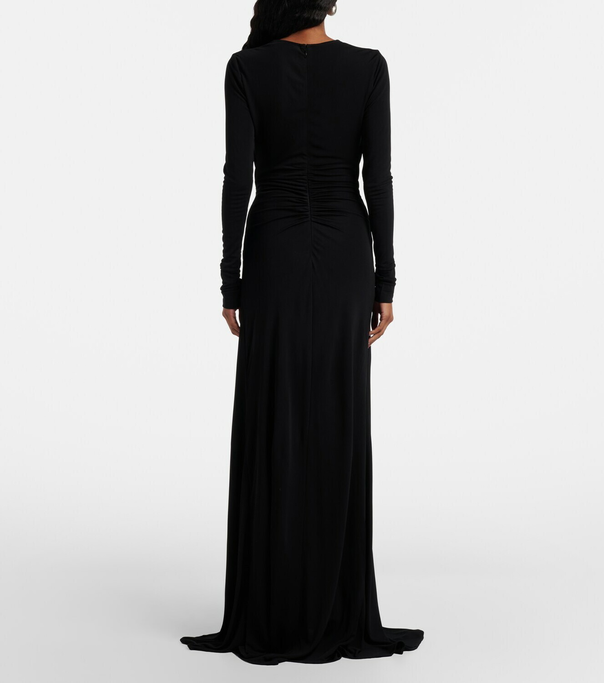 Christopher Esber Bezel Quartz embellished maxi dress