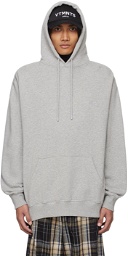 VTMNTS Gray Embroidered Hoodie
