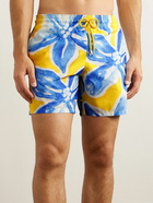 Vilebrequin - Mahina Straight-Leg Mid-Length Recycled Swim Shorts - Yellow