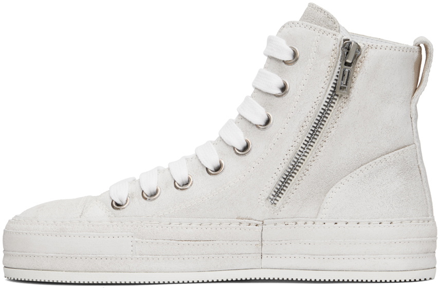 Ann Demeulemeester White Raven Sneakers