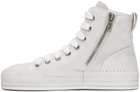 Ann Demeulemeester White Raven Sneakers