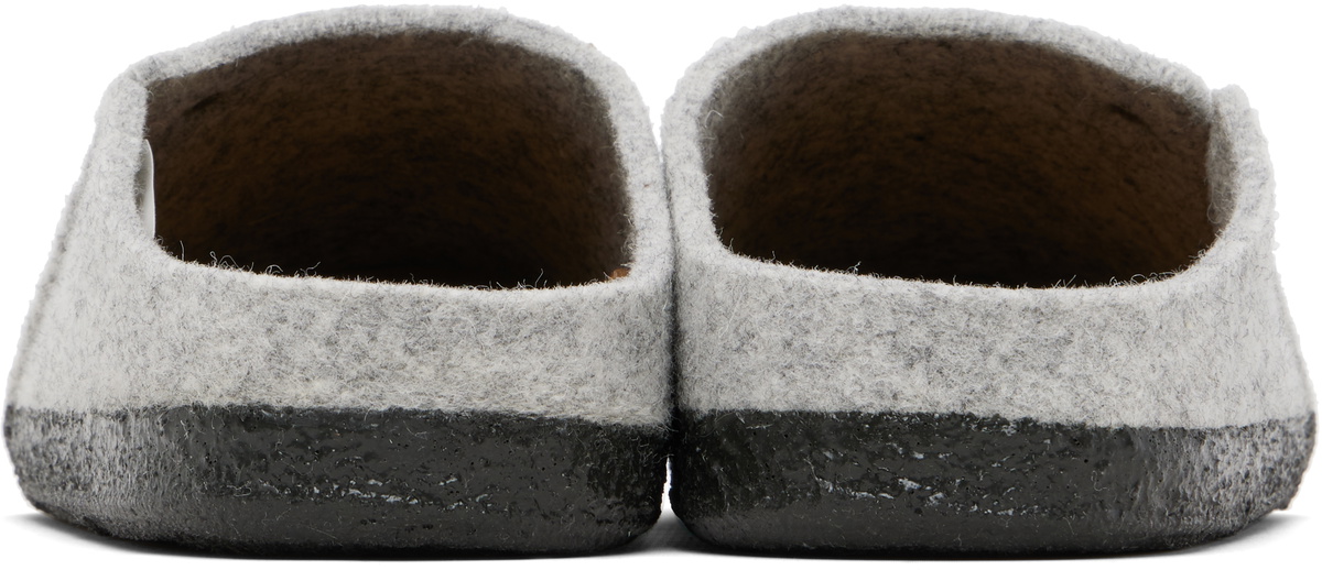 Birkenstock Gray Narrow Zermatt Rivet Slippers