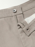 Folk - Tapered Cotton-Canvas Trousers - Neutrals