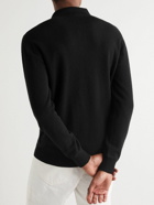Saman Amel - Slim-Fit Cashmere Polo Shirt - Black