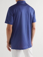 Peter Millar - Seeing Double Printed Tech-Jersey Golf Polo Shirt - Blue
