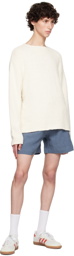 COMMAS Off-White Cotton Cashmere Sweater