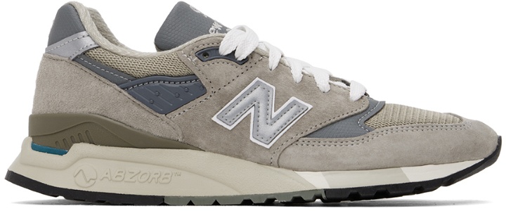 Photo: New Balance Gray Made In USA 998 Core Sneakers