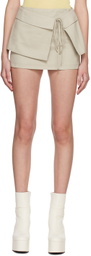 BEC + BRIDGE Beige Rina Miniskirt