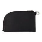 Rick Owens Black Zip Pouch Wallet