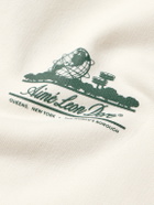 Aimé Leon Dore - Unisphere Logo-Print Cotton-Jersey Hoodie - Neutrals