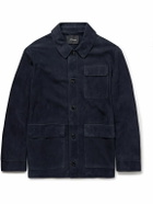 Yves Salomon - Suede Shirt Jacket - Blue