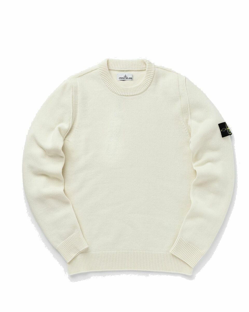Photo: Stone Island Knitwear Lambswool White - Mens - Pullovers