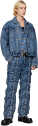 Thug Club Blue Claw Denim Jacket