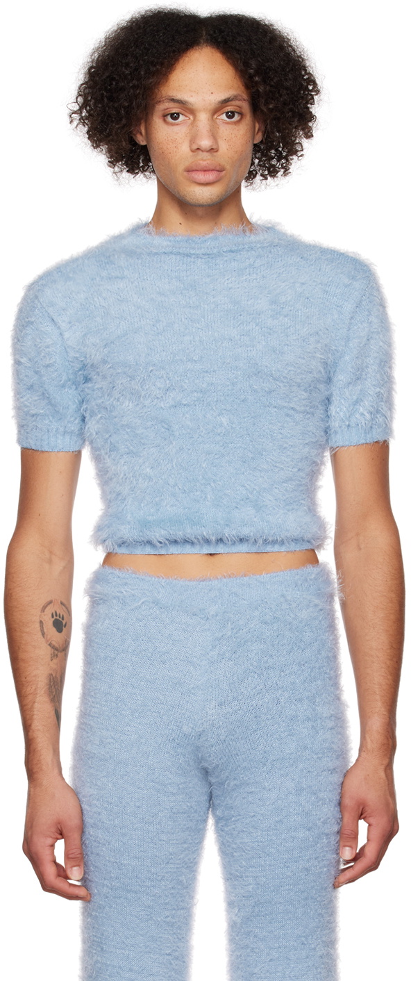 Chet Lo SSENSE Exclusive Blue Mammoth Sweater