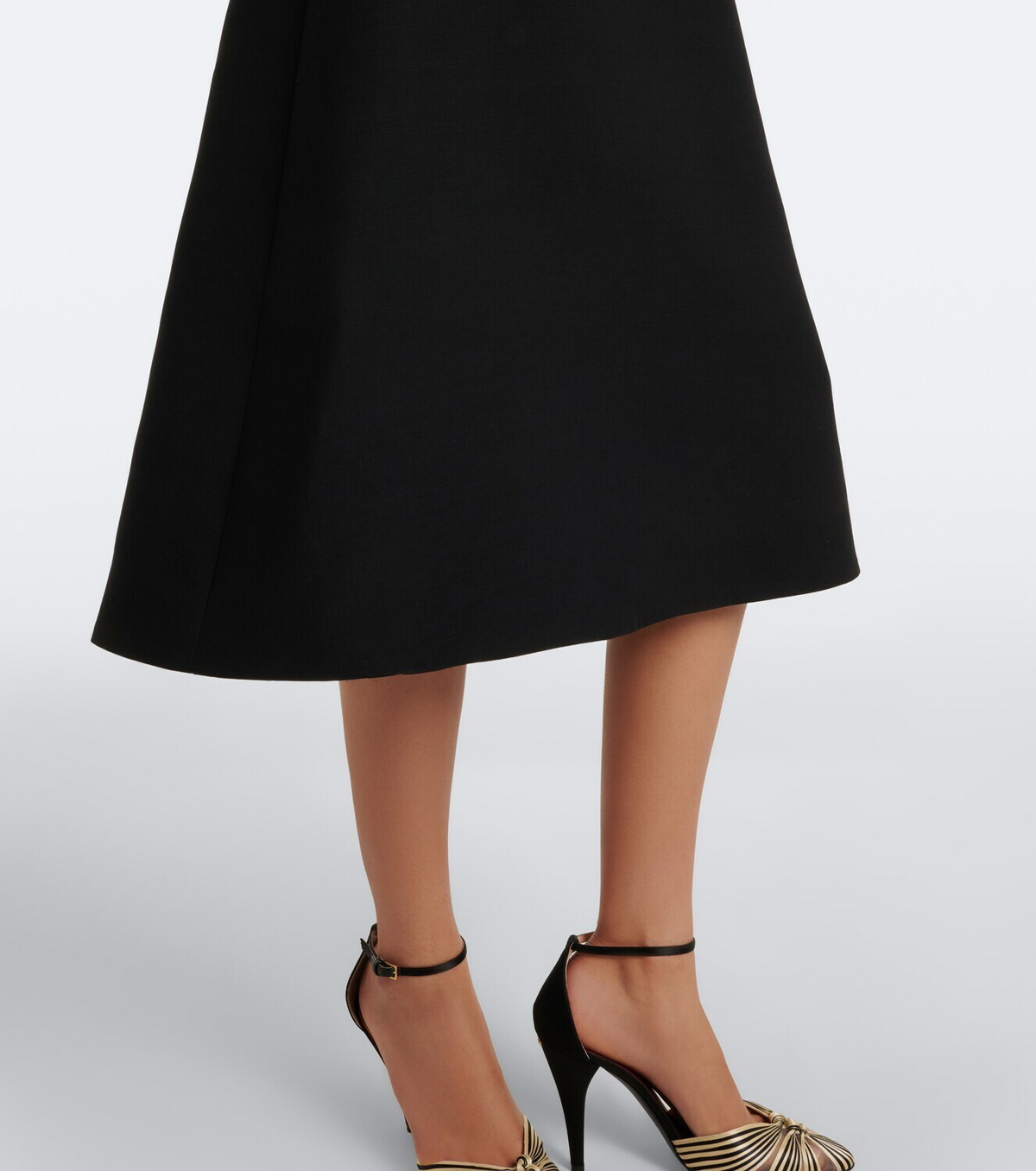 Valentino Crepe Couture embellished midi dress