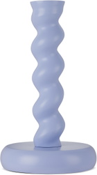 POLSPOTTEN Blue Twister M Candle Holder