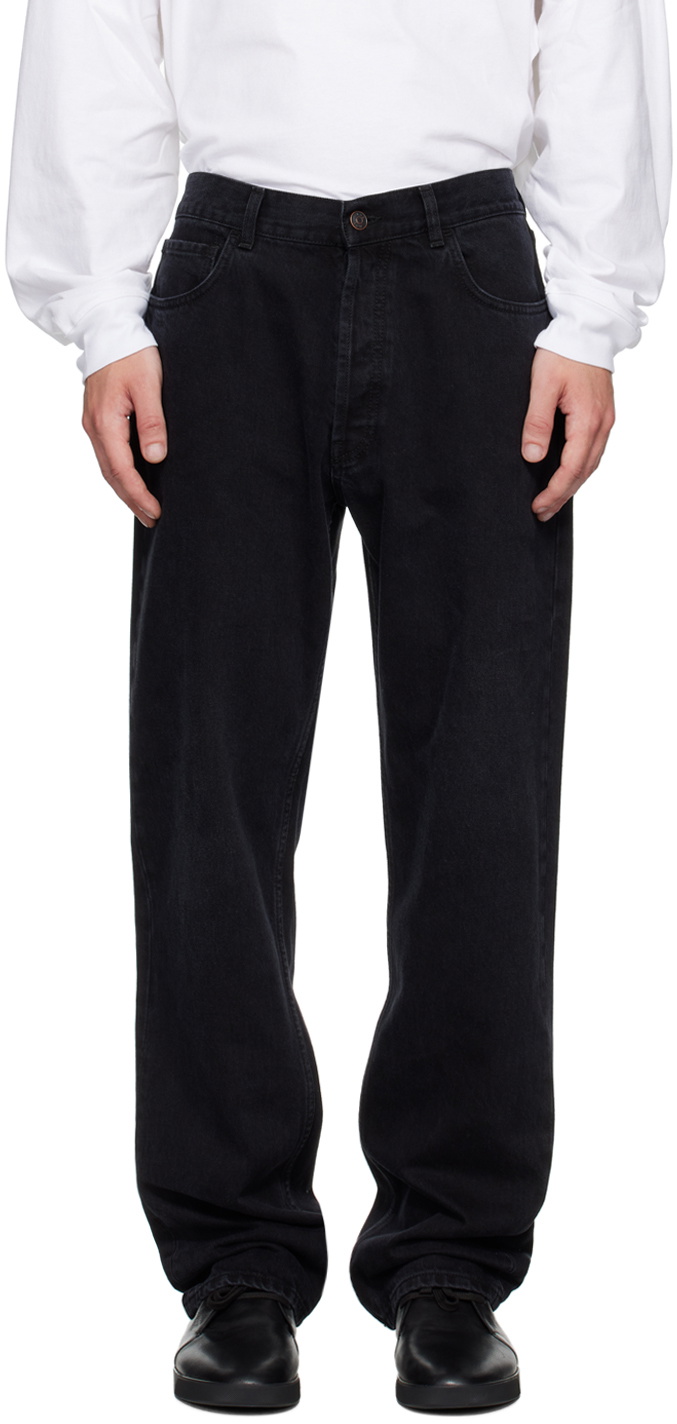 Burt Jean Black in Cotton – The Row