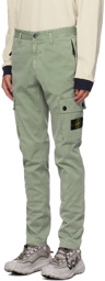 Stone Island Khaki Slim-Fit Cargo Pants