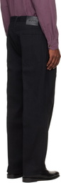 Hugo Black Relaxed-Fit Jeans