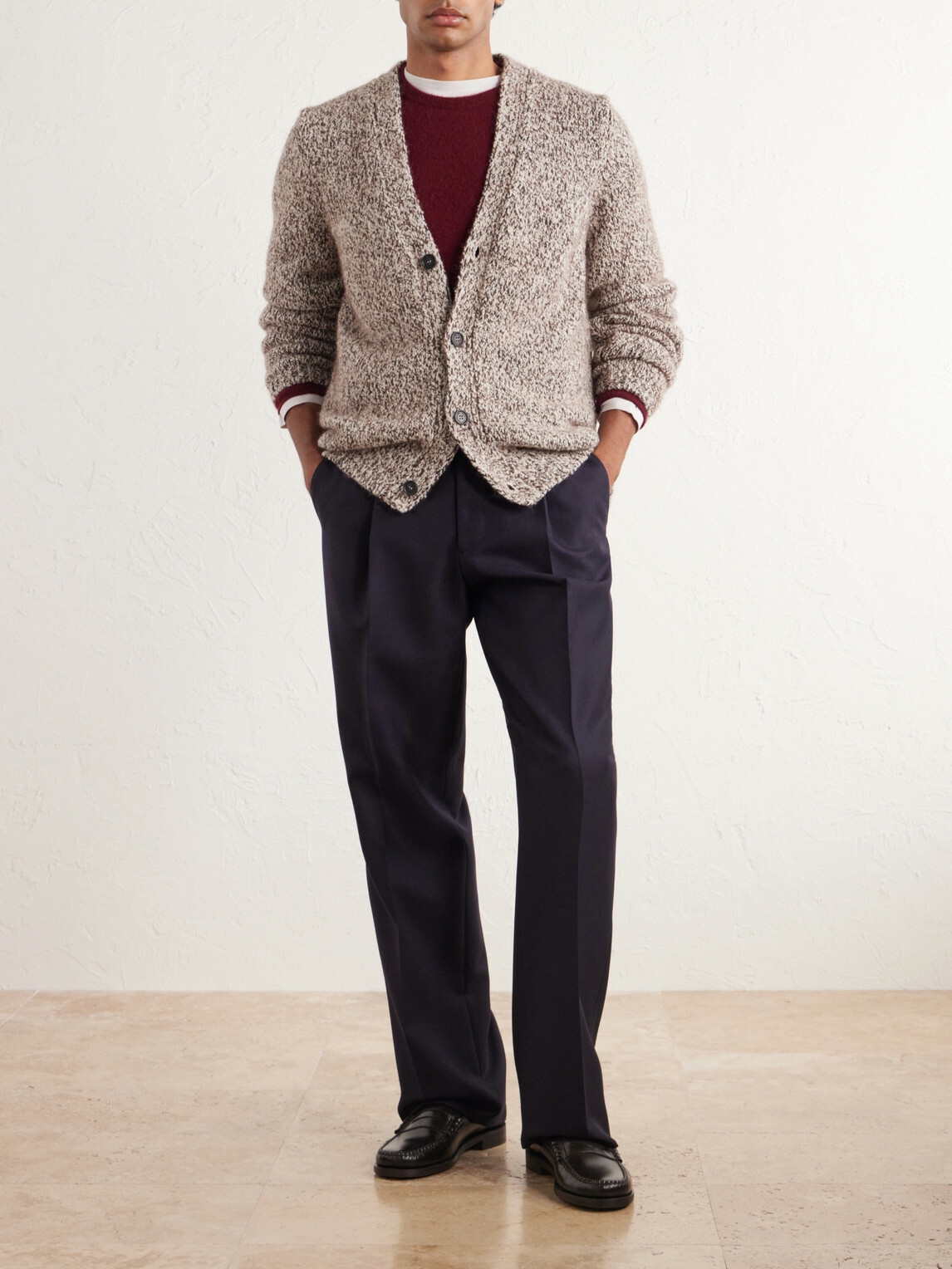 Massimo Alba - Linus Wool-Blend Cardigan - Brown
