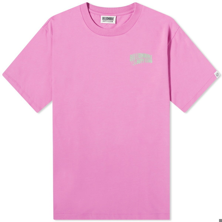 Photo: Billionaire Boys Club Men's Small Arch Logo T-Shirt in Berry