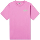 Billionaire Boys Club Men's Small Arch Logo T-Shirt in Berry