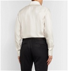 TOM FORD - Ivory Bib-Font Twill Shirt - Neutrals