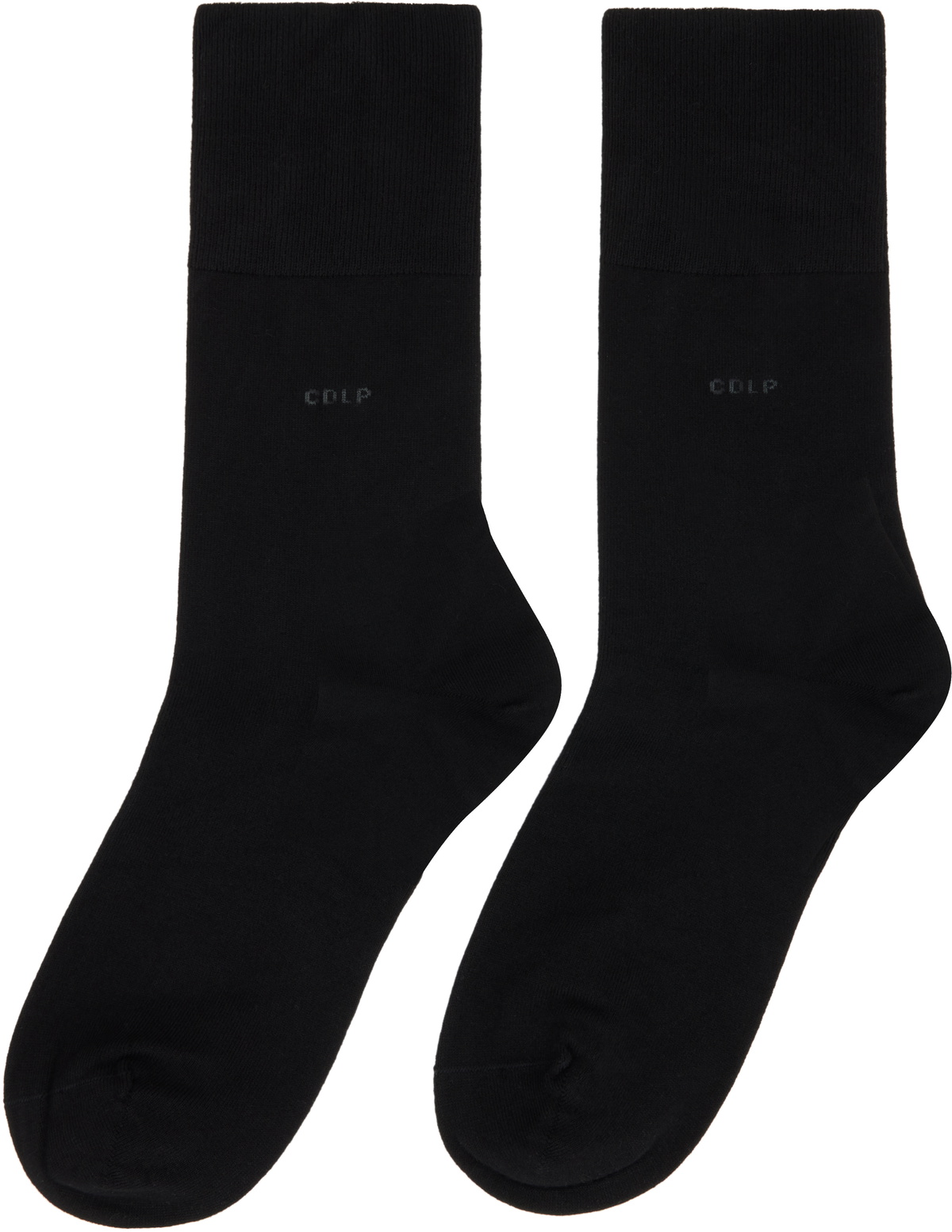 CDLP Five-Pack Black Mid Length Socks