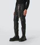 Rick Owens Leather cargo pants