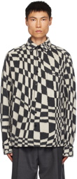 ZEGNA x The Elder Statesman Gray Pattern Shirt