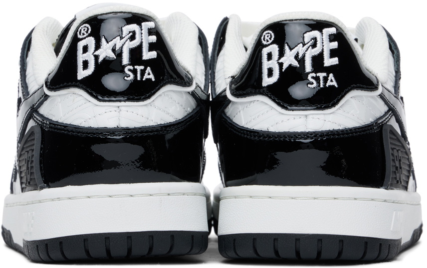 BAPE Black & White Sk8 Sta #5 M2 Sneakers