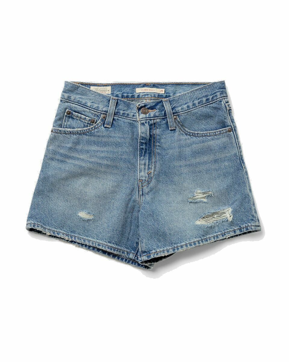 Photo: Levis 80 S Mom Short Blue - Womens - Casual Shorts