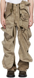 Y/Project Khaki Velcro Cargo Pants