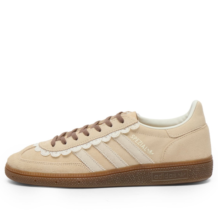 Photo: Adidas Women's Handball Spezial Sneaker in Halo Blush/Cream White/Gum5