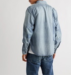 Neighborhood - Distressed Cotton-Chambray Shirt - Blue