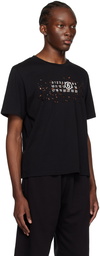 MM6 Maison Margiela Black Worn Numbers T-Shirt