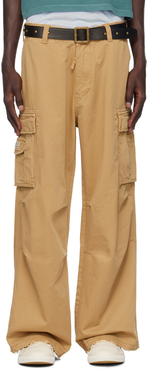 ERL Tan California Cargo Pants