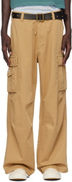 ERL Tan California Cargo Pants