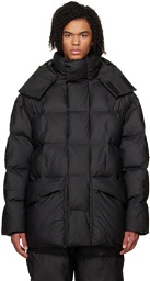 RAINS Black Harbin Puffer Jacket