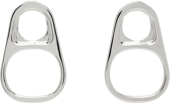 Photo: Jean Paul Gaultier 'The Silver-Toned Ring-Pull' Earrings
