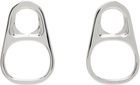 Jean Paul Gaultier 'The Silver-Toned Ring-Pull' Earrings