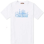 Late Checkout Men's Double Trouble T-Shirt in Blue/White